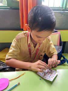 Rakhi Making Competition at Oasis The World School